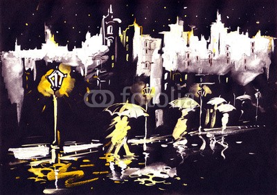 okalinichenko, rain (regen, herbst, kalt, wetter, groß, stadt, leute, urbano, szene, lebensstil, regenschirm, straße, stunde, life, nass, bürgersteig, fußgänger, business, horizontale, gehend, entladen, besinnung, mann, draußen, busy, stadtteil, hintergrund, druck, stur)