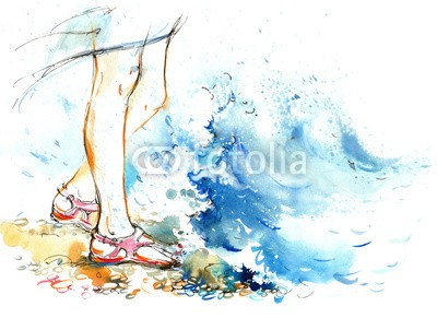 okalinichenko, sea (menschlich, wasser, beine, meer, füße, urlaub, gischt, strand, nass, natur, leute, welle, aktion, sommer, frau, blau, betätigung, schönheit, entspannung, individuell, gehend, fröhlichkeit, jung, durchsichtig, küstenlinie, steine, locations, freihei)