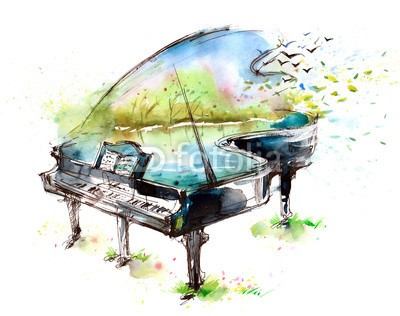 okalinichenko, seasons of  year (musik, weiß, natur, frühling, blume, musikalisch, schönheit, note, abstrakt, kunst, konzept, abbildung, single, geformt, kräfte, klingen, öffnen, verfärbt, leaf, mustern, grün, tage, element, liebe, welle, entwerfen, draußen, eleganze, flüge)