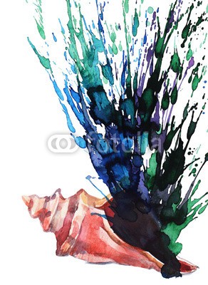 okalinichenko, sound of surf in the shell (brandung, schale, grafik, malerei, malen, kunst, platsch, entladen, zuhören, meer, life, strand, sommer, natur, niemand, reisen, zeichen, könig, horizont, dollar, entdeckung, schaum, welle, touristen, über, glänzend, klima, wirbel, draußen, hintergrun)