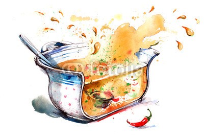 okalinichenko, soup (suppe, aroma, pfanne, essen, auflauf, foodie, vorbereitet, leute, schweinefleisch, abendessen, petersilie, utensil, hitze, kochtöpfe, soße, schöpfkelle, abbildung, essen, essbar, küche, gewürz, süss, befriedigung, focus, wählerisch, häuslich)