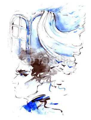 okalinichenko, thoughts (gedanken, jung, poet, besinnung, 1, person, licht, abhandlung, poesie, literatur, malerei, weiß, hintergrund, autor, close-up, kreativität, schriften, denkend, rivers, vektor, erwachsen, bewegt, männlich, abbildung, betrachtung, lösung, mann, redakteu)