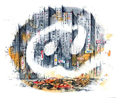 okalinichenko, urban Life (urbano, szene, silhouette, life, meldung, business, global, objekt, kabel, technologie, empfänger, verfärbt, warten, hintergrund, konzept, aus, stadt, autos, lebensstil, ideen, ausstattung, stil, straße, weiß, anblick, boulevard, gross, variatione)