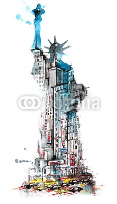 okalinichenko, USA (architektur, uns, formular, statuen, freiheit, gebäude, urbano, stadt, szene, reisen, business, äusseres, downtown, gebaut, stadtteil, büro, strukturen, life, locations, altersgenosse, gross, straße, kultur, zentrum, hoch, stunde, turm, reisezie)