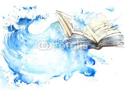 okalinichenko, water and waves (welle, wasser, bücher, blau, natur, abbildung, öffnen, sommer, meer, locations, farb, schönheit, buchstaben, entwerfen, draußen, stil, weiß, geformt, raum, literatur, flüssigkeit, peace, schwimmenten, literarisch, papier, konzept, navigieren, spüle)