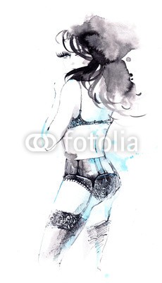 okalinichenko, Women's Fashion (frau, schönheit, unterwäsche, weiblich, menschlich, gestalten, sinnlichkeit, leute, körper, schöner, gesundheit, damenunterwäsche, sehnsucht, person, 1, erwachsen, lüsternd, haut, konzept, abspecken, weiß, höschen, glamour, aufbauen, modelliere)