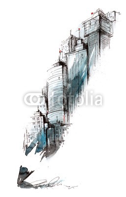 okalinichenko, architecture (fragmente, stadt, formular, stift, architektur, gebäude, urbano, szene, gebaut, strukturen, äusseres, business, life, altersgenosse, abbild, büro, gut, besinnung, tatsächlich, glas, malerei, anblick, zeichnung, hintergrund, abbildung, entwerfen, angel)