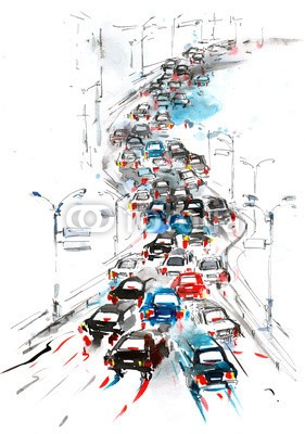 okalinichenko, automobile route (verkehr, autos, verkehr, straße, straßen, life, amphetamine, landen, highway, reisen, lane, vehikel, mehrfach, stadt, autofahren, urbano, marmelade, reihe, transport, umweltverschmutzung, szene, überfüllt, zeit, warten, global, bewegung, fahren, druc)