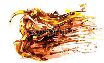 okalinichenko, female energy (abstrakt, erwachsen, kunst, kulisse, hintergrund, ballett, schöner, lagerfeuer, anbrennen, feier, konzept, tänzer, dancing, gefahr, entwerfen, disko, gestalten, weiblich, feuer, flamme, entflammbar, glühend, hitze, abbildung, abbild, inferno, isolier)