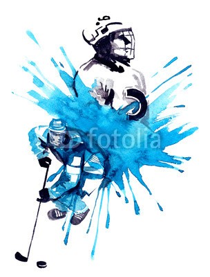 okalinichenko, hockey (hockey, eis, wettbewerb, konkurrenzfähig, puck, winter, schlittschuh, sport, spiel, sport, helme, fußballtor, aktion, stecken, determination, abbildung, spiel, athlet, amphetamine, professionell, hintergrund, weiß, zahnrad, profi, punktzahl, figh)