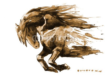 okalinichenko, horse (pferd, tier, zuchthengst, tier, wild, westen, weiß, kurve, kopf, schönheit, natur, sunlight, schultern, staub, niemand, kräfte, freiheit, zeichnung, kunst, jahreszeit, abbildung, unkultiviert, über, prärie, stärke, wind, entwerfen, paddock, bewegun)