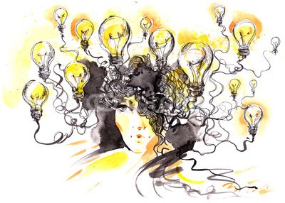 okalinichenko, ideas (glühbirne, licht, frau, inspiration, ideen, weiblich, menschlich, leute, denkend, erwachsen, konzept, lösung, weiß, schauend, frau, schöner, person, schönheit, haare, jung, business, auge, 1, gesicht, zuversicht, konzentration, gefühl, attraktiv, kop)