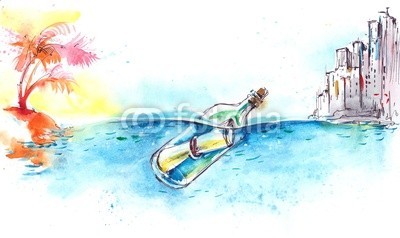 okalinichenko, Message in  bottle (nachricht, flasche, buchstaben, konzept, ideen, meldung, wasser, sand, mithilfe, meer, blau, locations, exemplar, himmel, reisen, insel, kante, raum, entfernt, natur, welle, werkzeug, auskunft, anblick, verloren, licht, korken, hoffnung, bellen, tropisc)