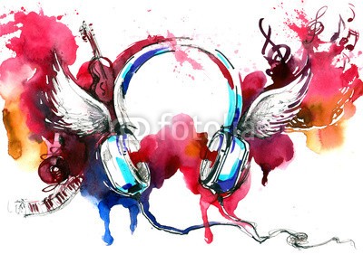 okalinichenko, music (musik, melodie, kopfhörer, lauschend, hintergrund, kopfhörer, kunst, klingen, lebensstil, ausstattung, abbildung, unterhaltung, abbild, konzept, hüfte, ideen, hüpfen, fels, player, elektronisch, altersgenosse, technologie, rap, gesang, leisur)