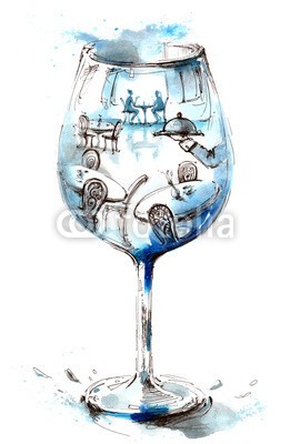 okalinichenko, restaurant (glas, restaurant, abendessen, essen, tisch, trinken, mahlzeit, alkohol, teller, leute, eleganze, weiß, luxus, weingläser, fein, rezeption, wohlstand, kellner, mann, essen, schütten, einstellung, romanze, dienstleistungen, lunch, feier, dekoration,)