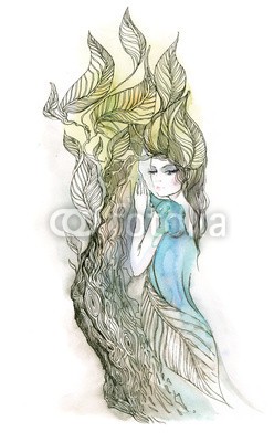 okalinichenko, spring (jung, schöner, spaß, leaf, weiblich, mädchen, frau, schönheit, natur, freudig, grün, ausreisen, attraktiv, gesund, wohlbefinden, erwachsen, haare, freude, natürlich, auge, person, stylish, jugendzeit, gesicht, blume, fröhlichkeit, lebensfreud)
