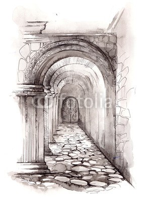 okalinichenko, stone corridor (wölben, architektur, mittelalterliches, steine, uralt, alt, kolonne, eingang, strukturen, licht, wand, architektonisch, korridor, tür, gebäude, säulen, boden, marmor, arc, bogengang, historisch, tunnel, gang, türen, lane, mitte, wölben, gewölb)