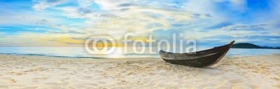 Olga Khoroshunova, Beach panorama (panorama, boot, strand, sonnenuntergänge, sunrise, ozean, meer, tropisch, fischer, traditional, ruder, pfütze, kultur, national, ashtray, ost, asien, himmel, schwimmen, alt, hölzern, sonne, sonnenschein, vehicle, nautisch, navy, verkehr, fishin)