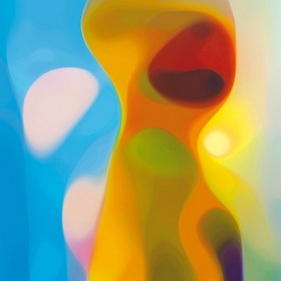 Ortwin Klipp, Evolution 13 (Fotokunst, Lichtpunkte, diffus, verschwommen, Büro, Business, Wohnzimmer, Wunschgröße, bunt)