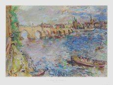 Oskar Kokoschka, Die &#34Karlsbrücke&#34 in Prag