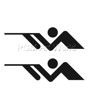 Otl Aicher  Schießen (Wunschgröße, Grafik, Symbol, Icon, Figurativ, Fitness,  Sport, Konzentration, Geschicklichkeit, Gewehr, Schießsport, Schießplatz, Schütze,  schwarz / weiß)