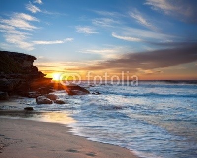 p a w e l, australian beach at sunrise (sonnenuntergänge, natur, landschaft, sunrise, seelandschaft, meer, ozean, felsen, wasser, strand, sommer, himmel, reisen, schönheit, blau, küste, sonne, fels, natürlich, bellen, steine, landschaftlich, schön, welle, farbe, tropisch, küste, szenerie, touri)