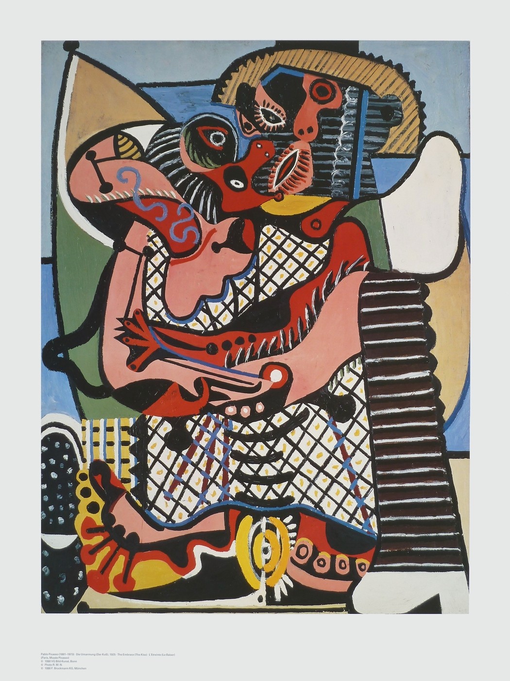 Wandbild Pablo Picasso Die Umarmung Der Kuss