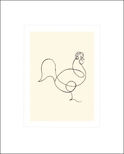 Wandbild Pablo PICASSO, Le coq, 1918 1918 | art galerie