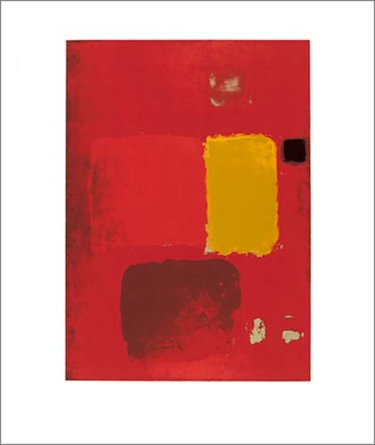 Patrick Heron, Cadmium painting (Modern, Malerei, Abstrakt, abstrakter Expressionismus, Farbfelder, Farbfeldmalerei, Wohnzimmer, Treppenhaus, Büro, rot / gelb)