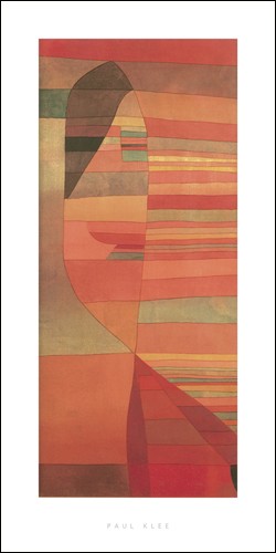 Paul Klee, Orpheus, 1929.257 (Büttenpapier) (Malerei, Konstruktivismus,  geometrische Formen, Streifen, Farbflächen, Klassische Moderne,  Wohnzimmer, Arztpraxis, Büro, Business, bunt)