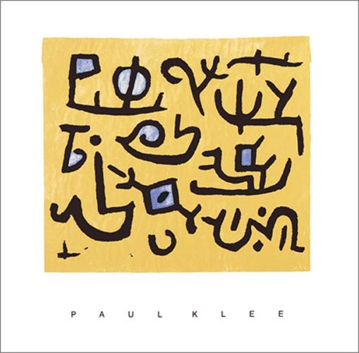 Paul Klee, Scwimmfähiges, 1938 (Büttenpapier) (Malerei, Abstrakte  Malerei, abstrakt, abstrakte Formen, Muster; Linien,  Klassische Moderne,  Wohnzimmer, Arztpraxis, Büro, bunt)