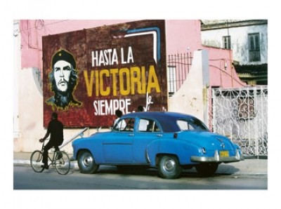 Bruno Pérousse, Cardenas, Cuba (Che Guevara, Freiheitskämpfer, Idol, Plakat, Straße, Kuba, Oldtimer, People & Eros, Persönlichkeiten, Fotografie, Wohnzimmer)