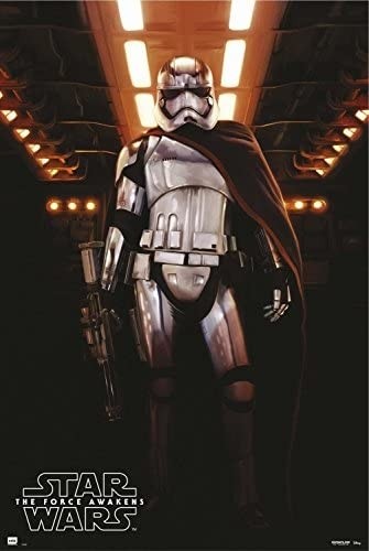 Unbekannt, Star Wars - episode 7 Captain Phasma (Film, Fantasy, Science fiction, Krieg der Sterne, Krieger, Plakat, Jugendzimmer, Wohnzimmer,)