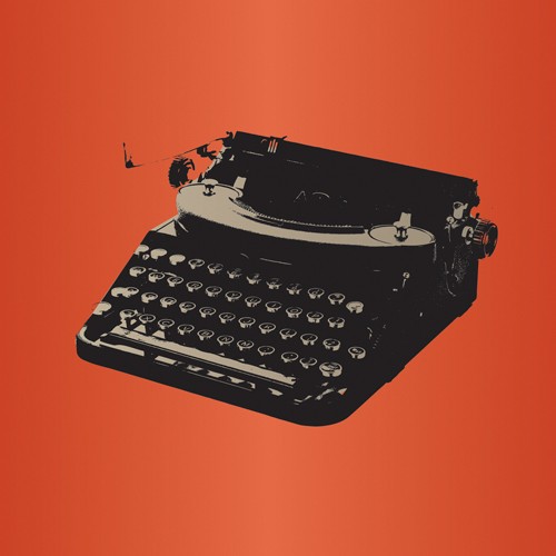 PI Studio, MCM Typewriter (Schreibmaschine, mechanisch, Nostalgie, retro, Pop-Art, Fotokunst, Wohnzimmer, Büro, Wunschgröße, rot/schwarz)