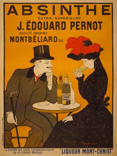 PI Collection, Absinthe (Werbung, Plakatkunst, Nostalgie, Alkohol, Frankreich, Bar, Gastronomie, Esszimmer, Wunschgröße, Grafik)