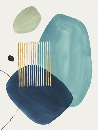 Isabelle Z, Pistachio Dreams I (abstrakte Kunst, Malerei, Pistazien, zart, Wunschgröße, Wohnzimmer, Treppenhaus, Esszimmer, pastell)