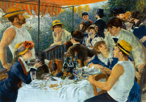 Pierre-Auguste Renoir, Das Frühstück der Ruderer (Wunschgröße, Drucke, Impressionismus, Soziale Einrichtung, Klassiker)