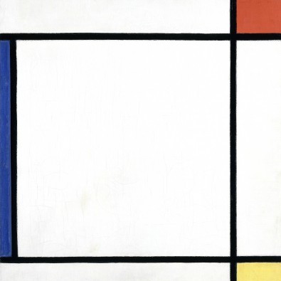 Piet Mondrian, Komposition III mit Rot, Gelb .. (Malerei, Klassische Moderne, Konstruktivismus, Grundfarben, Neoplastizismus, geometrische Felder, Rechtecke, Raster, Wohnzimmer, Büro, Schlafzimmer, Arztpraxis, Wunschgröße, bunt)