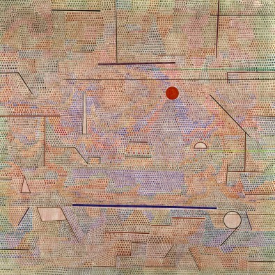 Paul Klee, Das Licht und Etliches (Konstruktivismus,  geometrische Formen, Farbflächen, Linien, Punkte, Klassische Moderne,  Wohnzimmer, Arztpraxis, Büro, Business, Wunschgröße, Malerei, bunt)