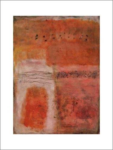 Plato E. PAPASTAMOS, Untitled, 2004 (Abstrakte Kunst, Malerei, modern, Punkte, Übermalung, Farbfelder, Löcher, Wohnzimmer, Treppenhaus, Büro, bunt)