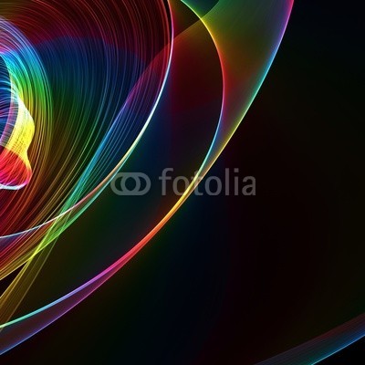 Prawny, Rainbow Ribbon (abstrakt, regenbogen, schleife, hintergrund, digitales, mustern, entwerfen, kunst, wirbel, blend, modern, effek)