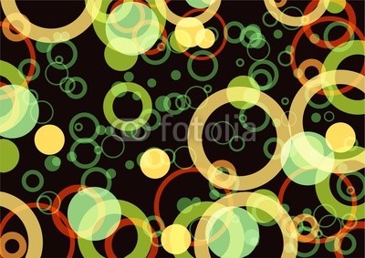 Prawny, Retro Rings Wallpaper Background Pattern (retro, figur, ring, punktieren, mustern, gemustert, abstrakt, tapete, hintergrund, entwerfen, runde, kreis, kunst, grafik, abbildun)