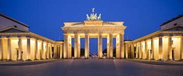 Rainer Mirau, Berlin (Brandenburger Tor, Bauwerk, Berlin, Hauptstadt, Metropole, Städte, Deutschland, Architektur, Fotokunst, Abendszene, Wunschgröße, Wohnzimmer, Büro, bunt)