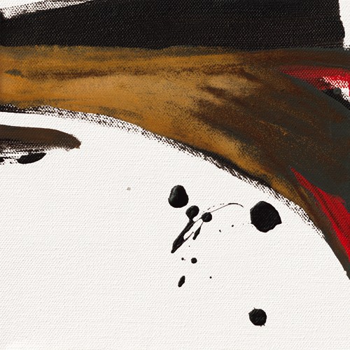 Regina Decker, Ohne Titel IV (Wunschgröße, modern, abstrakt, Abstrakte Malerei, pastos, Pinselspur, Pinselstrich, Bewegung, Dynamik,  Büro, Wohnzimmer, Business, braun/bunt)