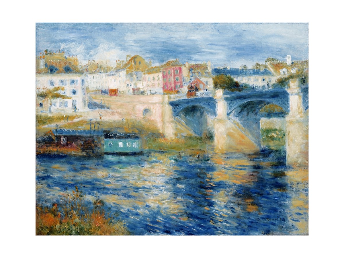 Pierre-Auguste Renoir, Le pont a Chatu (Drucke, Impressionismus, Soziale Einrichtung, Klassiker, Landschaften)