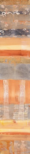 Rose Richter-Armgart, Arabesque (Abstrakte Malerei, Farbfelder, geomtreische Formen, Türme, Büro, Business, Wohnzimmer,  Abstrakt, Modern, Wunschgröße)