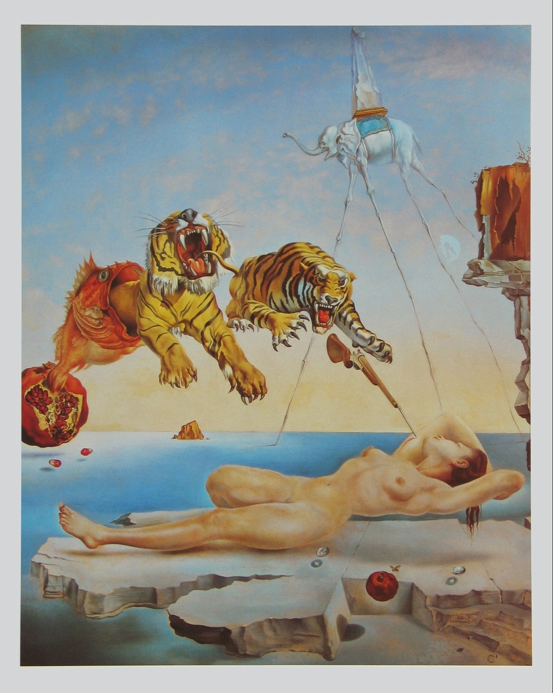 Salvador Dali Gala And The Tigers 1 Sek Vo 101839