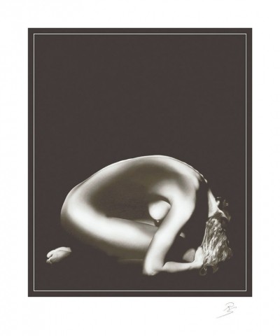 Simon, BODY REFLECTION I (Aktfotografie, nackte Frau, Erotik, Ästhetik, Fotokunst, Schlafzimmer, schwarz/weiß)