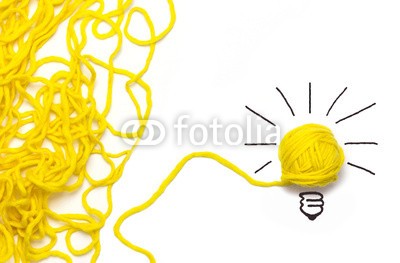 Stauke, Den Weg zur Lösung finden - Konzept (ideen, abtrennung, konzept, idalp, erfolg, strategie, textfreiraum, finden, innovation, wirrwarr, wolle, faden, isoliert, prosperous, gespann, ideen, giessbach, zusammenarbeit, kreativität, lotharpfad, kreativ, haben, glühbirne, lampe, glühbirne, ziele)