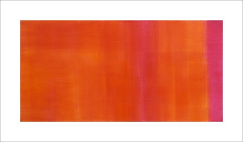 Susanne Stähli, Orange-Magenta, 2005 (Büttenpapier)
